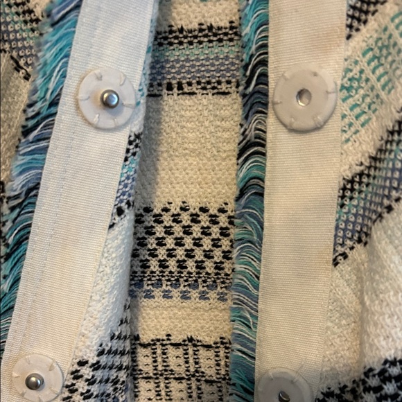 Chico's Size 2 Multicolor Striped Jacket - Picture 5 of 7